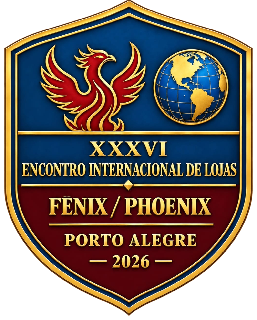 XXXVI Encontro Internacional de Lojas Fenix / Phoenix — XXXVI Encuentro Internacional de Logias Fenix / Phoenix — Porto Alegre 2026